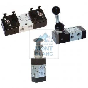 Distribuitor pneumatic aer G1/8 22 mm actionate manual